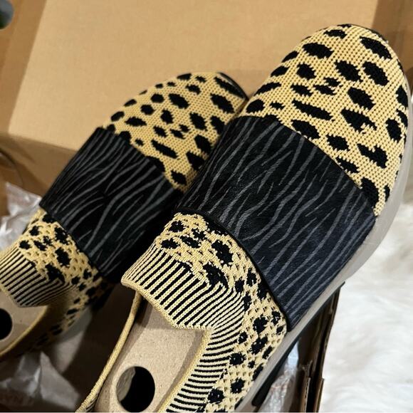 NEW Mark Nason x Skechers Modern Jogger Cheetah Mesh Knit Slip-on Sneakers NIB 6 - Picture 6 of 16